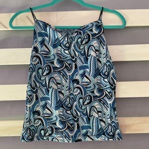 A. Blue Camisole Tank Top